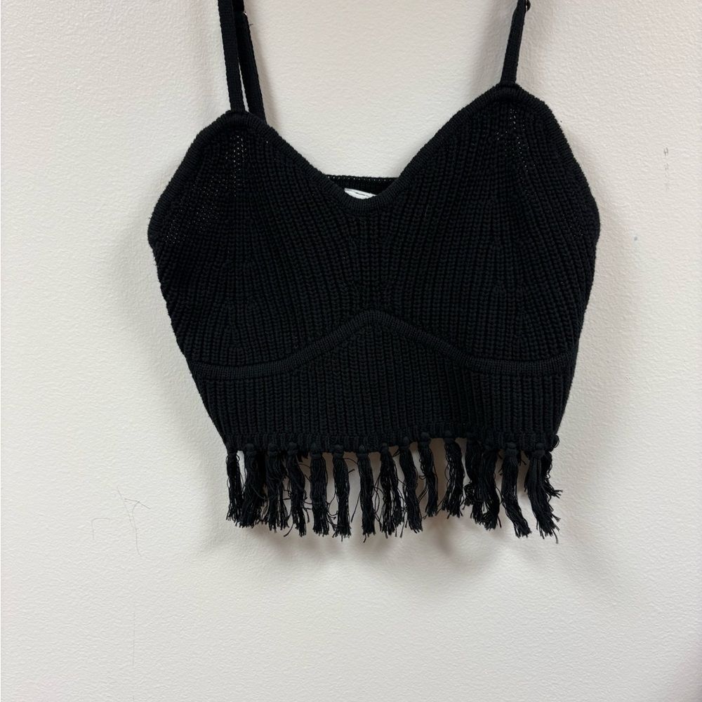 Wild Fable Women's Fringe Sweater Tank Top